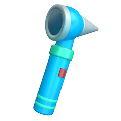 Otoscope 3D Illustration
