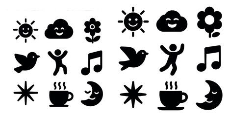 Fototapeta premium vector set of animal icons