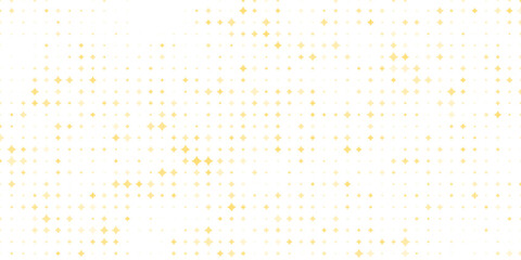 Gold falling down confetti background. Repeated golden dotted glitter pattern. Yellow, orange and golden dots wallpaper.