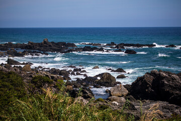 The scenery of Cape Muroto in Kochi Prefecture, Japan