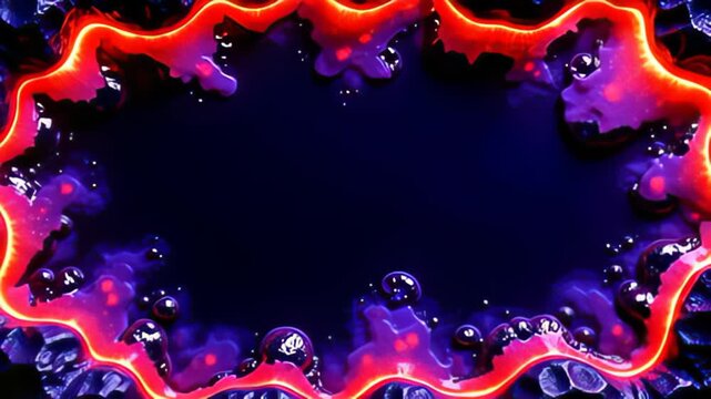 indiana ampere impress sight display, an graceful dethaw lava perimeter shot bubble roughly sharpness captivate with tints of lively purpleness and sheeny metallic cascade roughly the