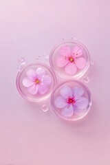 Obraz premium The laboratory is dedicated to the development of abstract cosmetics through chemical research and natural ingredients