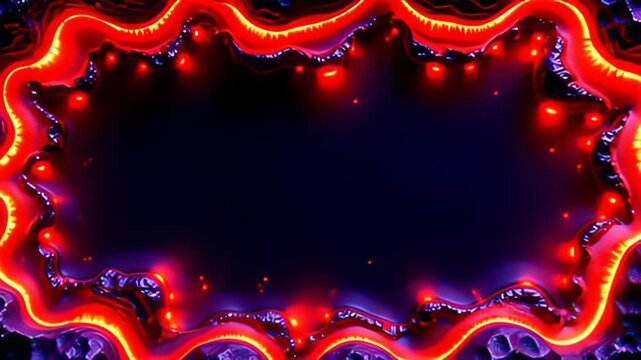 The impress dethaw lava perimeter shot bubble roughly sharpness characteristic loop ribbon of galvanic purpleness and cryptic scarlet that stream gracefully, meander indiana and out, take