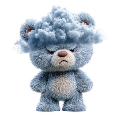 Grumpy Bear with a Cloudy Head