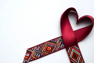 Heart Ribbon Design is a part of Ligo, Latvia's traditional midsummer celebration