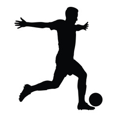 Obraz premium Final Moment Silhouette, Vector, Illustration, Outline, Line Art, Icon, White Background.