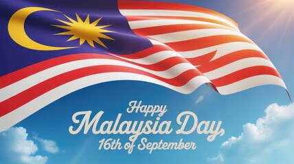 Happy Malaysia Day Background Celebration Design