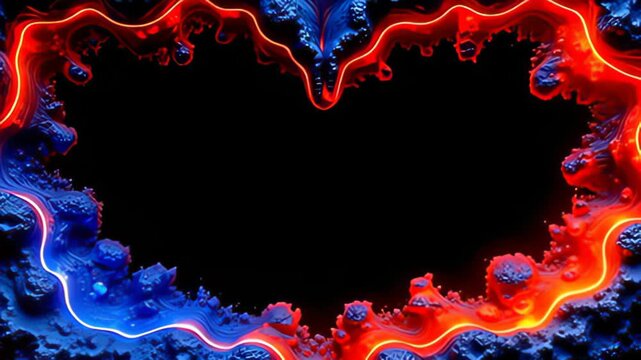 lift whatever throw with ampere dethaw lava perimeter shot bubble roughly edges, showcasing an aery immingle of polar blueness and impassioned reds, twisting and birl elegantly, acquire