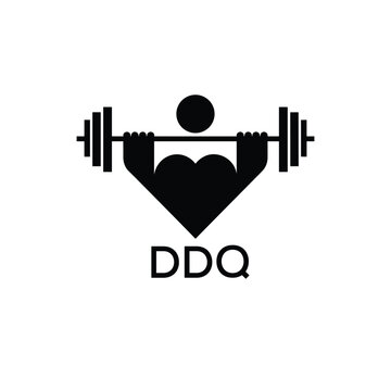 Classic Shield Logo with Stars and DDQ Letters &ndash; Premium Badge or Security Brand Identity. DDQ Letter Logo.
