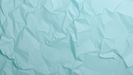 Obraz premium Wrinkled soft blue paper surface pattern