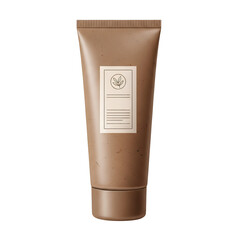 Natural Cosmetic Tube Packaging Mockup Organic Skincare Lotion Design Isolated Transparent PNG Image