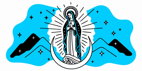 vector illustration of an abstract fish