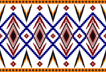 abstract Traditional geometric ethnic fabric pattern ornate elements with ethnic patterns design for textiles, rugs, clothing, sarong, scarf, batik, wrap, embroidery, print, curtain, carpe