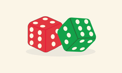 Dice image vector