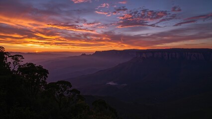 Evening Glow in the Sapphire Ranges