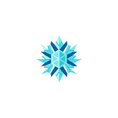Obraz premium vector illustration of a snowflake