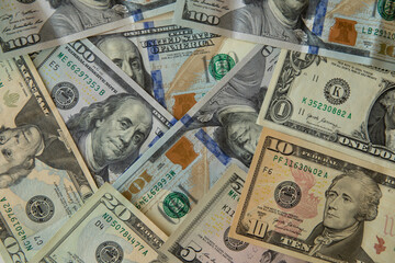 Background of american dollars