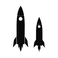 Rocket icon, rocket sign space rocket vector illustration vector