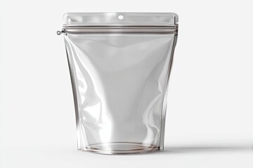 Transparent Resealable Plastic Bag Mockup