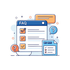 Minimalist Wireframe FAQ Page with Expandable Accordion Questions and Answers in Clean Layout