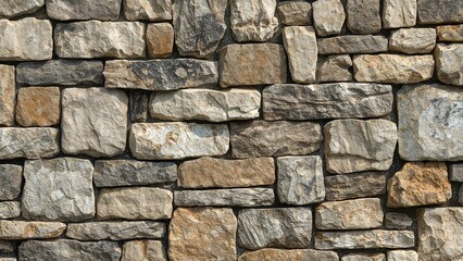 Fototapeta premium Continuous stone surface pattern featuring multiple dimensions