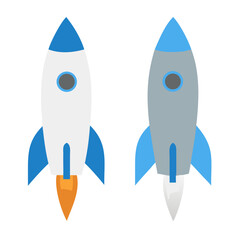 Rocket icon, rocket sign space rocket vector illustration vector