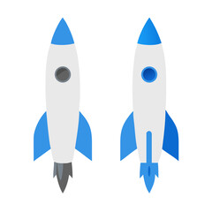 Rocket icon, rocket sign space rocket vector illustration vector