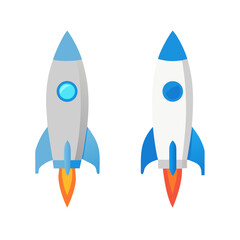 Rocket icon, rocket sign space rocket vector illustration vector
