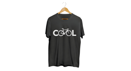  Black T-shirt with ‘Cool’ Text