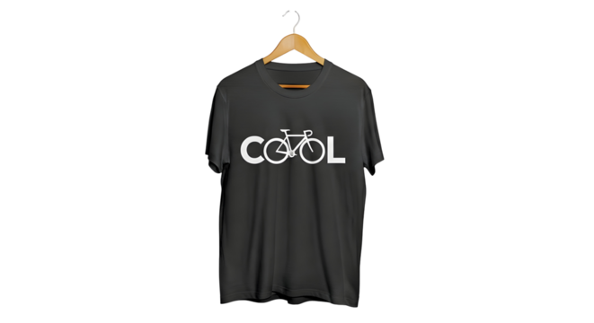  Black T-shirt with ‘Cool’ Text