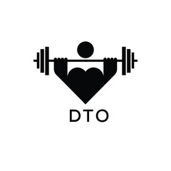 Classic Shield Logo with Stars and DTO Letters – Premium Badge or Security Brand Identity. DTO Letter Logo.
