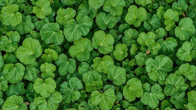 Background featuring cassava foliage