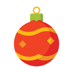 Christmas Ornament Vector Illustration ? Cartoon, Clipart and Line Art Design.eps