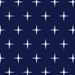 abstract rare background, white star on navy blue background pattern.