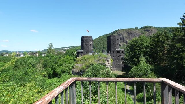 bridge at Remagen, The Ludendorff Bridge, Remagen Bridge, Word war 2 monument. Rhine river. Germany.