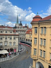 Obraz premium Architecture of Prague. Ancient streets of Europe