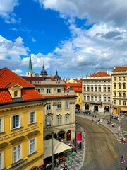 Obraz premium Architecture of Prague. Ancient streets of Europe