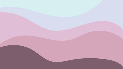 abstract colorful layered waves background vector design