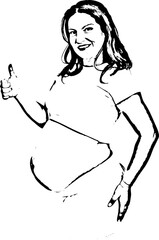 Successful pregnant woman