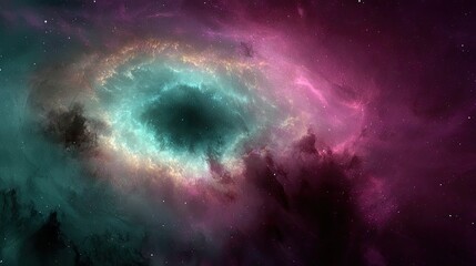Colorful Nebula In Deep Space
