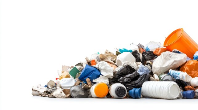 Environmental impact of garbage waste management and pollution crisis