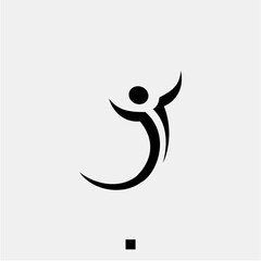ICON HANDBALL SYMBOL CENTER ISOLATED