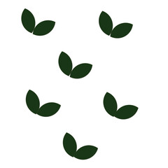 A green colored leaf pattern