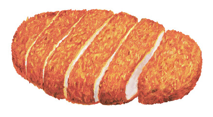 トンカツのイラスト