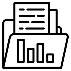 Data Report  Icon Element For Design