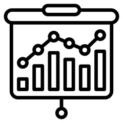 Histogram  Icon Element For Design