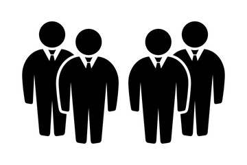 Symbol, ikona ludzi. Plik wektorowy. © robert6666
