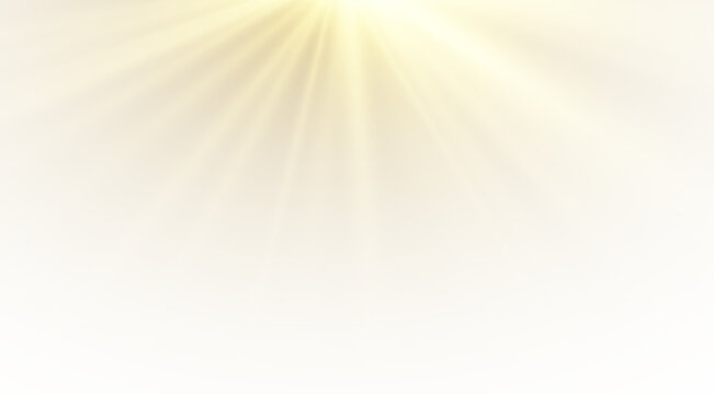 PNG Sunbeam and Sunshine Glow with Lens Effect