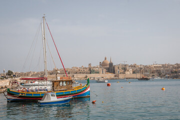 Fototapeta premium Views from the city of Valletta, Malta