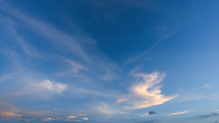 blue sky with white cloud. Nature sky backgrounds